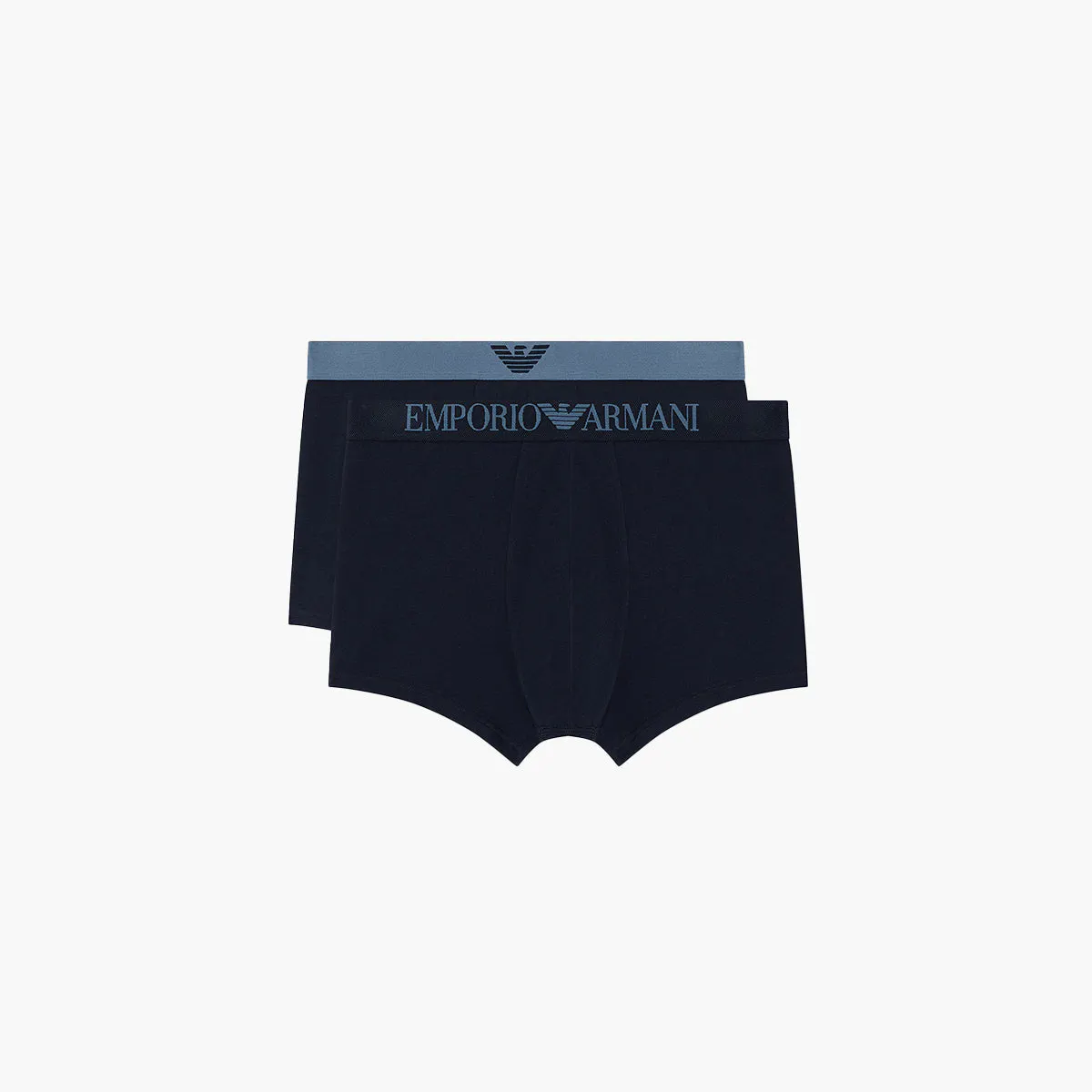 Two-Pack Boxer Briefs With Logo Waistband