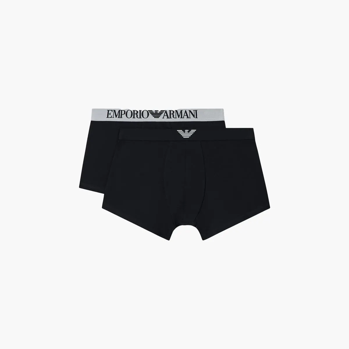 Two-Pack Boxer Briefs With Logo Waistband