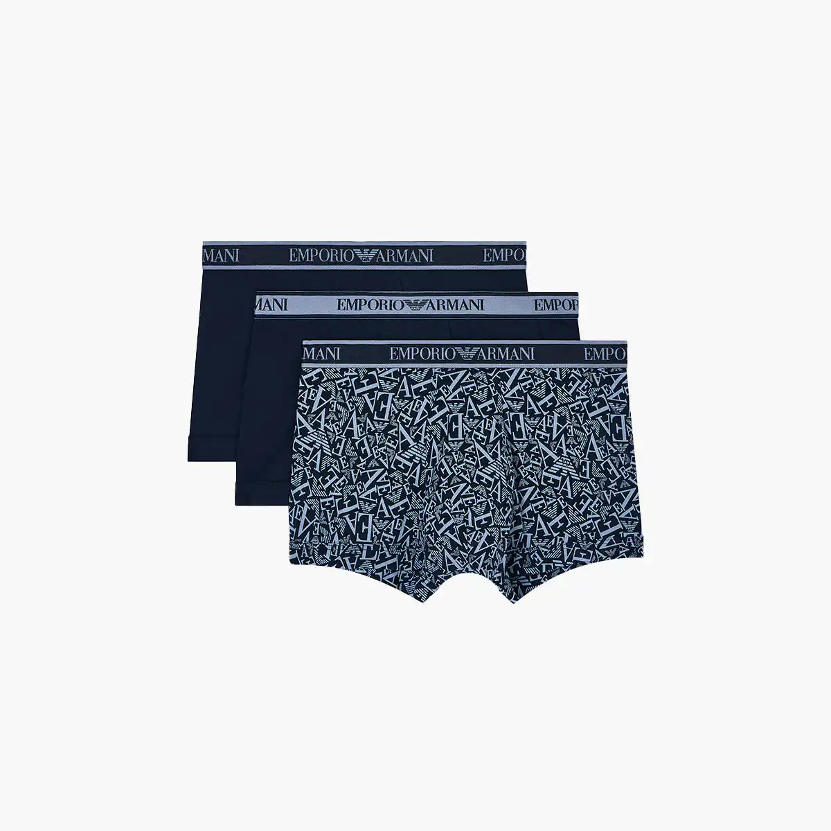 Three-Pack Boxer Briefs With Core Logo Waistband