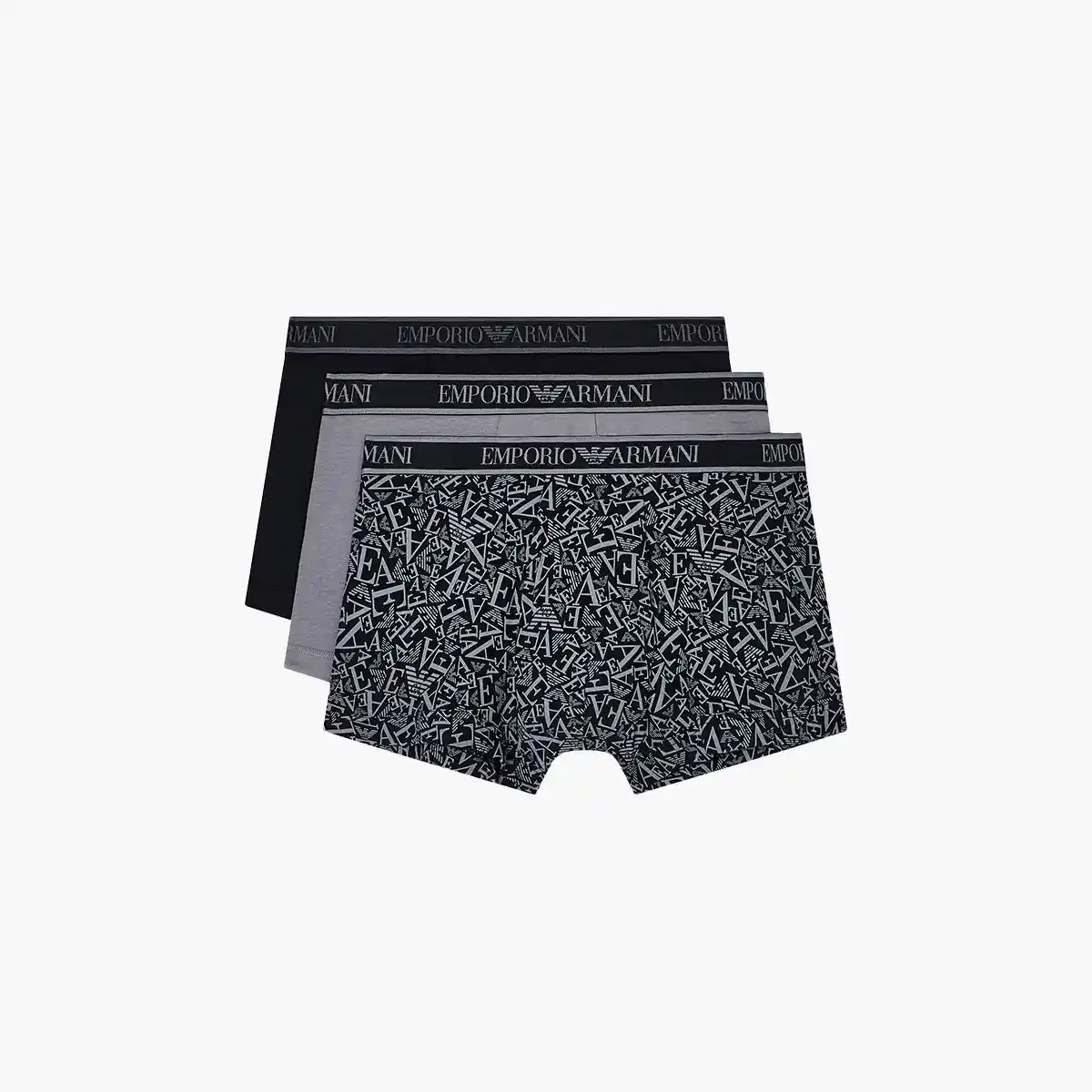 Three-Pack Boxer Briefs With Core Logo Waistband
