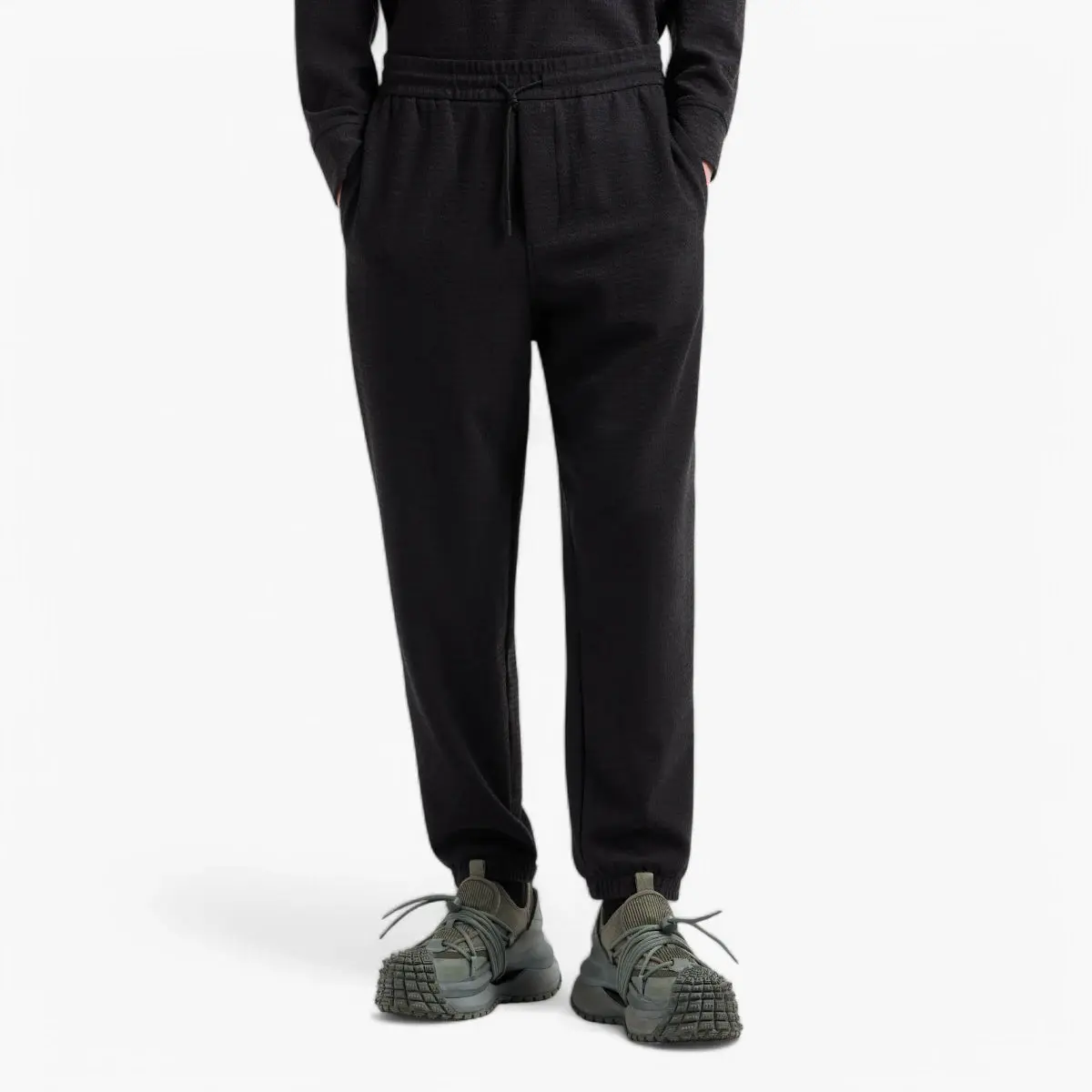 Regular Fit Asv Joggers With All-Over Jacquard Branding