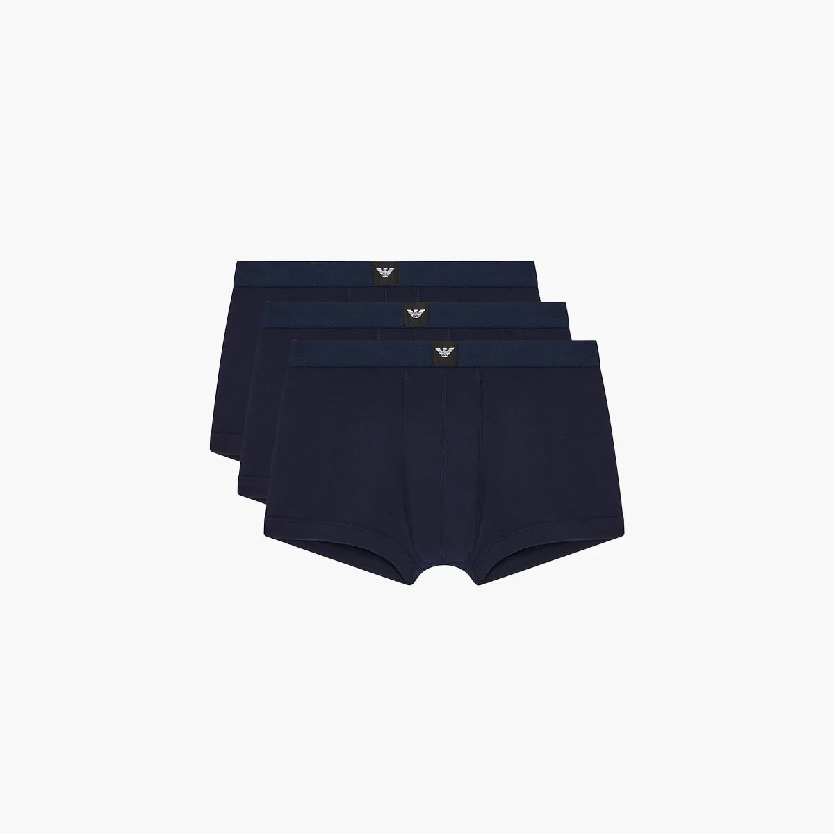 Three-Pack Boxer Briefs With Eagle Logo Waistband