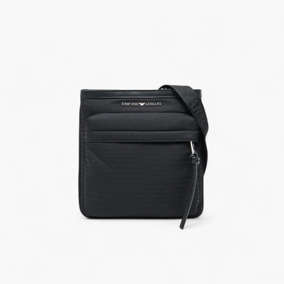 All-Over Logo Flat Shoulder Bag