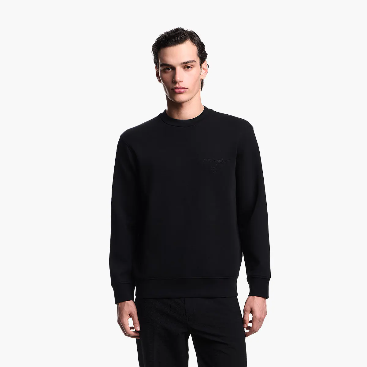 Asv Sweatshirt With Oversized Embroidered Logo