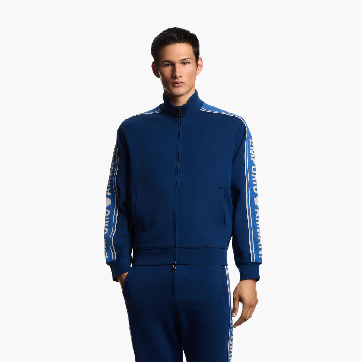 Asv Full-Zip Sweatshirt With Logo Tape