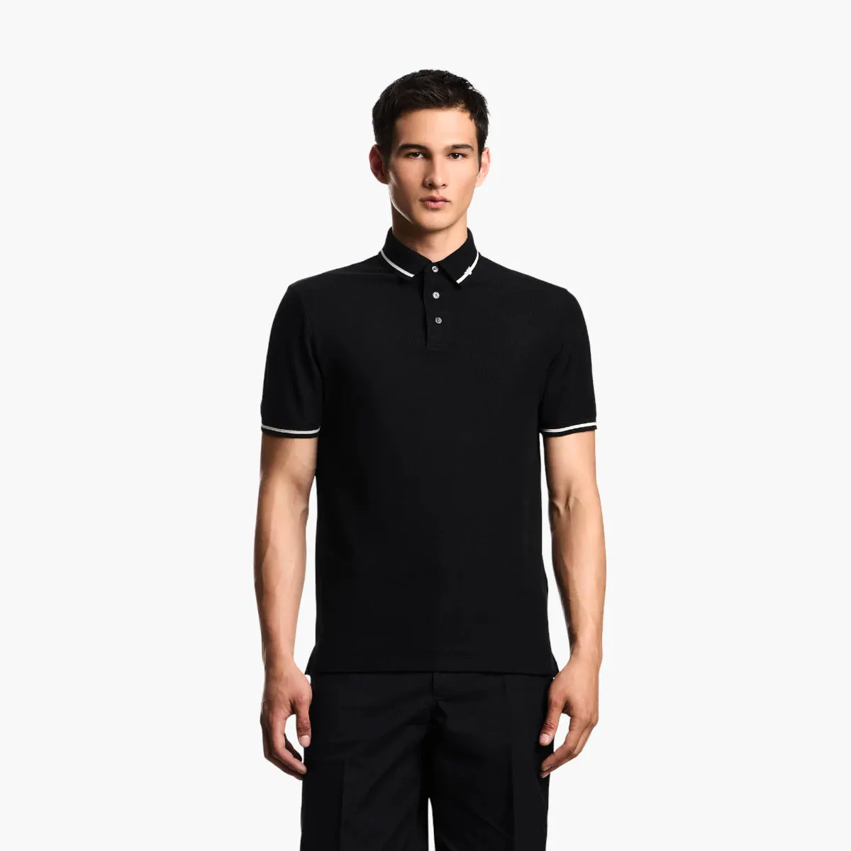 Regular Fit Cotton Piqué Polo Shirt