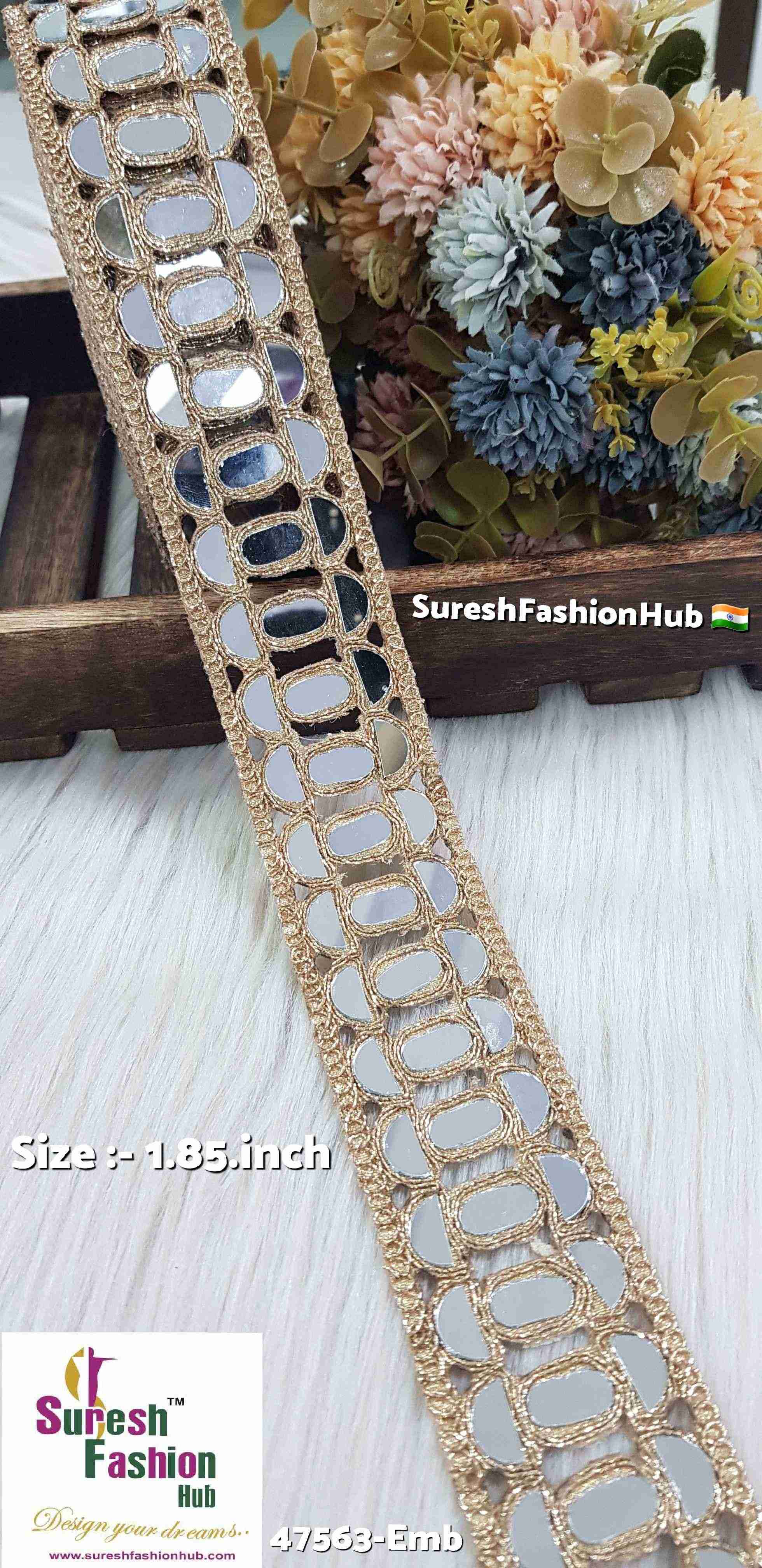 Antique Geometric Mirror Lace