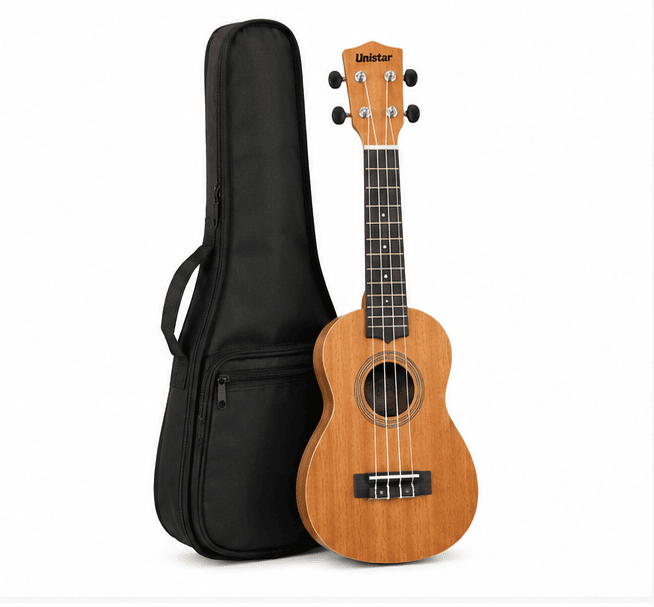 Unistar Uk 10 Natural 21 Soprano Ukulele With Bag 4