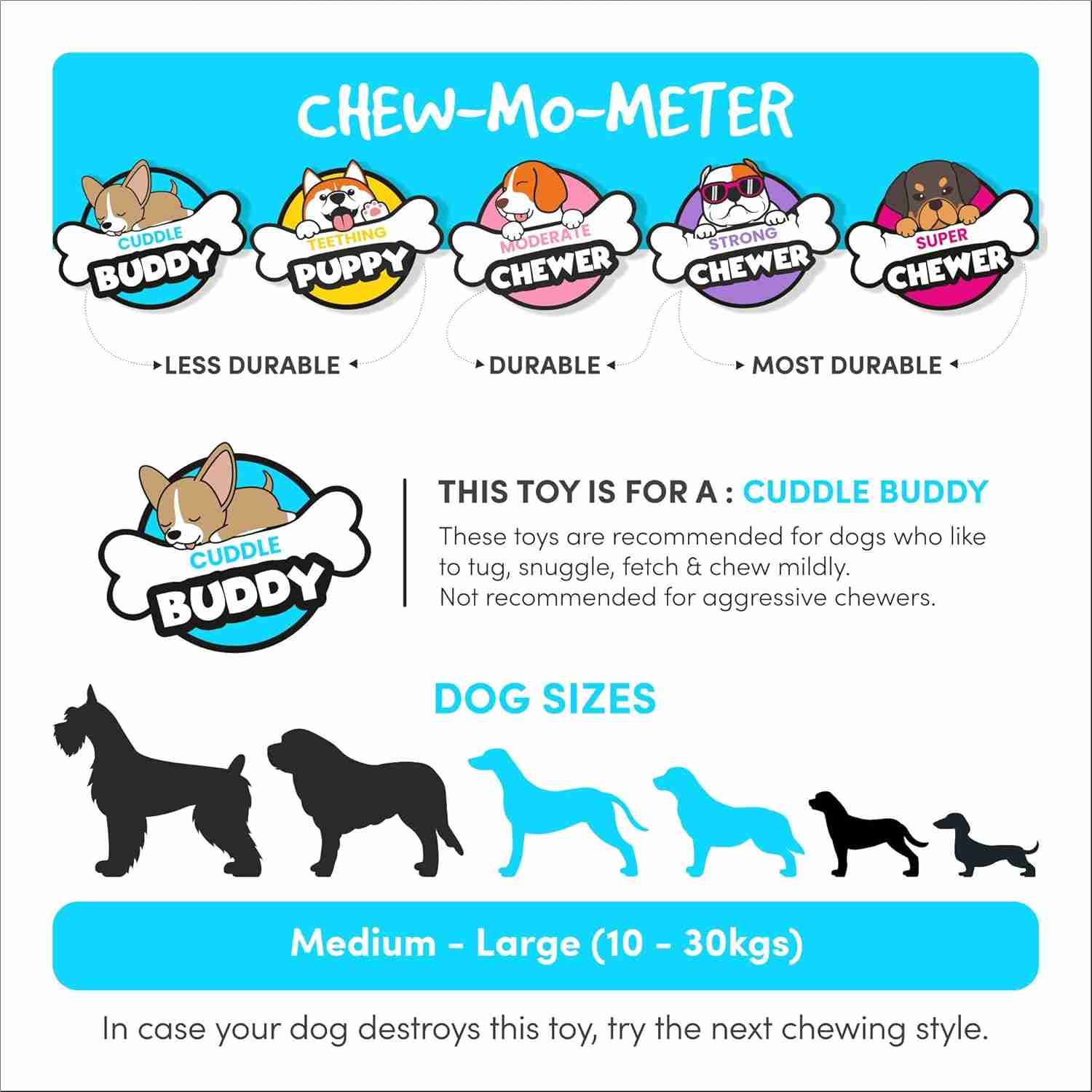 Barkbutler Fofos Born Wild Frisbee for Dogs Red