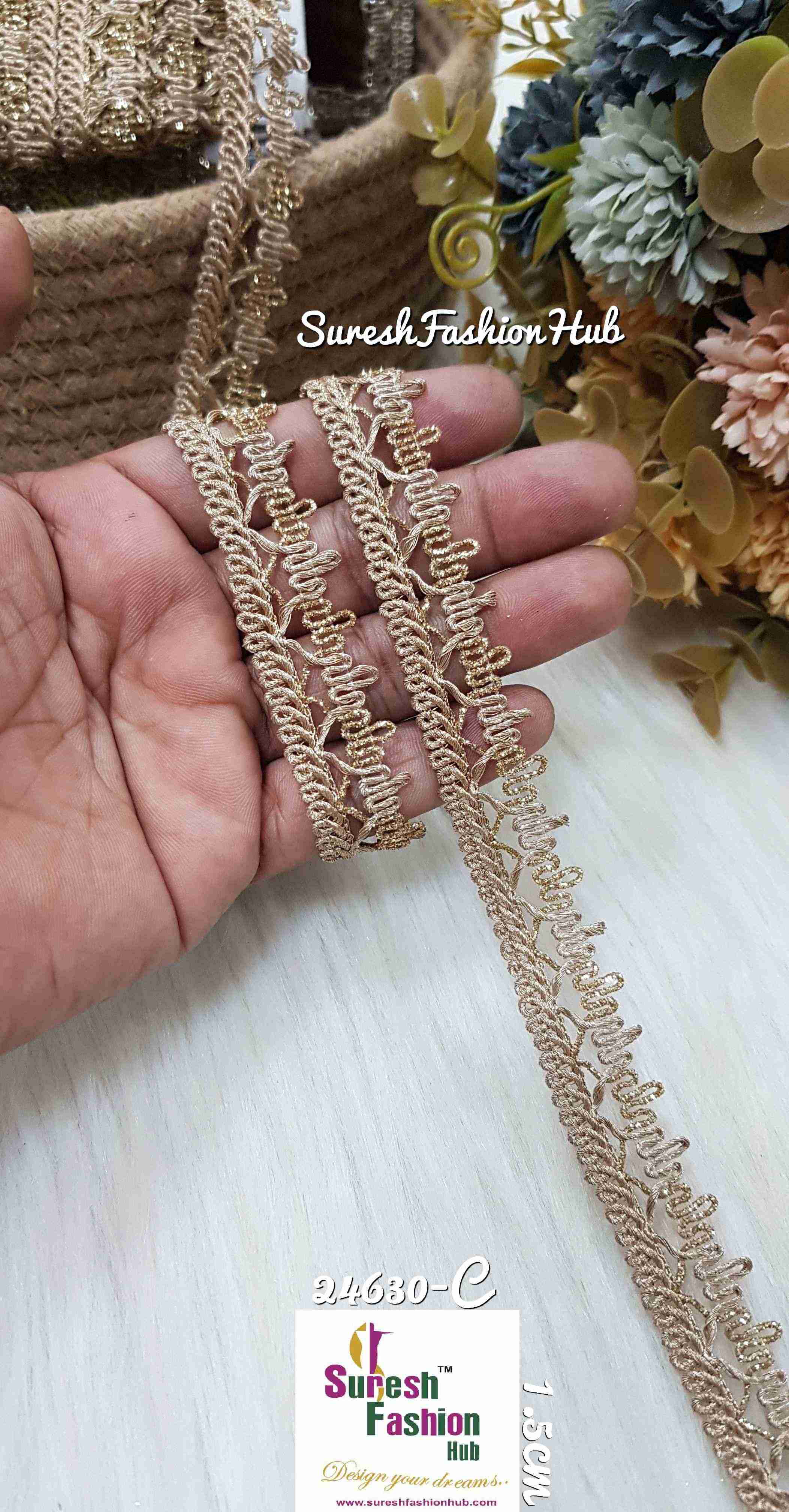 Pearl  Crystal Crochet Lace
