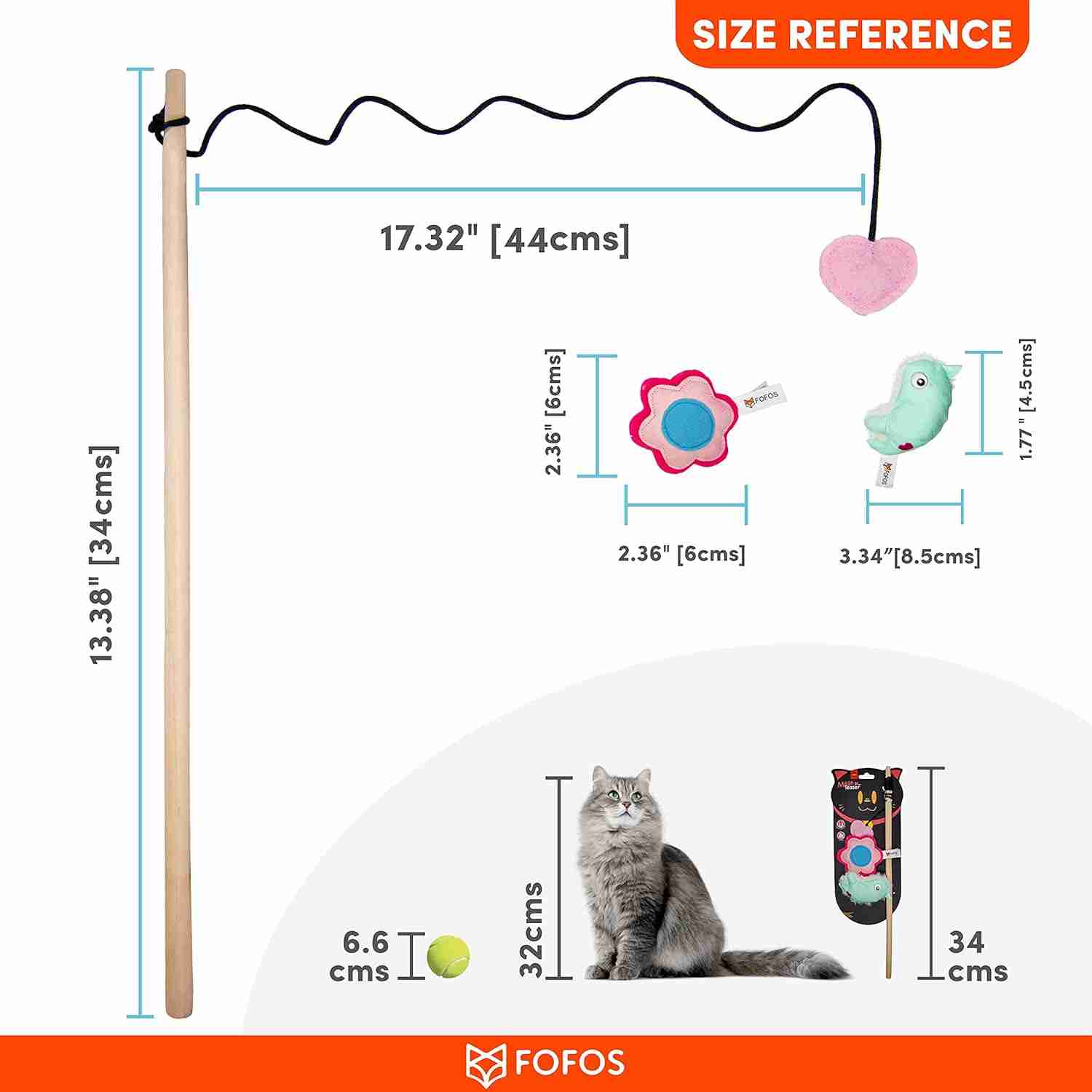 Barkbutler Fofos Magn Cat Garden Teaser Toy