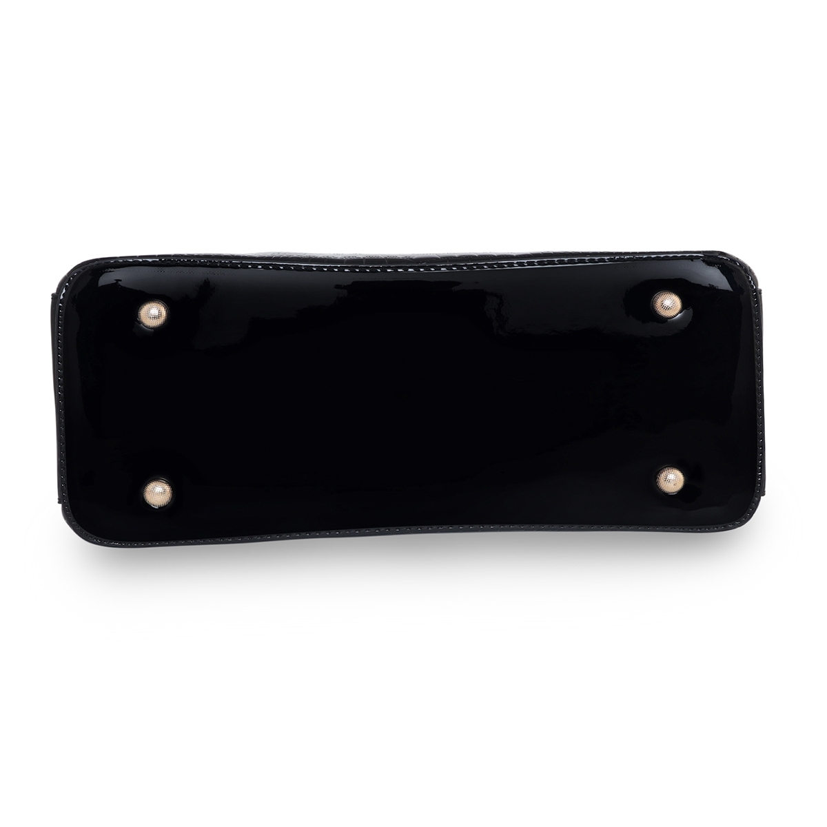 ESBEDA | ESBEDA Black Color Solid Emoboss pattern Glossy Handbag For Women 5