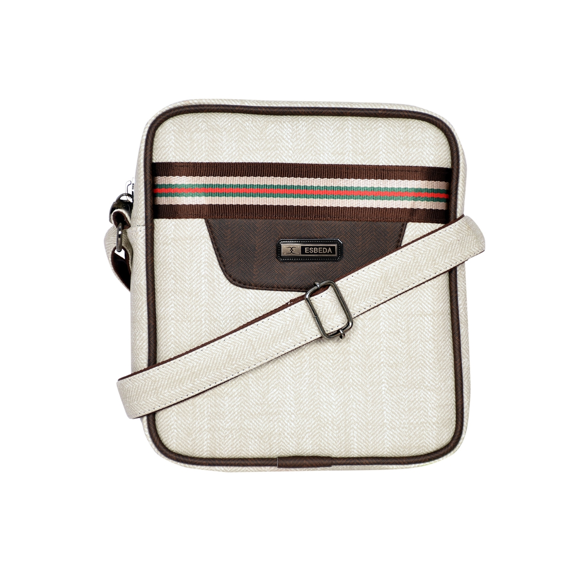 ESBEDA | ESBEDA Off White Color Rodeo Crossbody Sling bag For Mens 0
