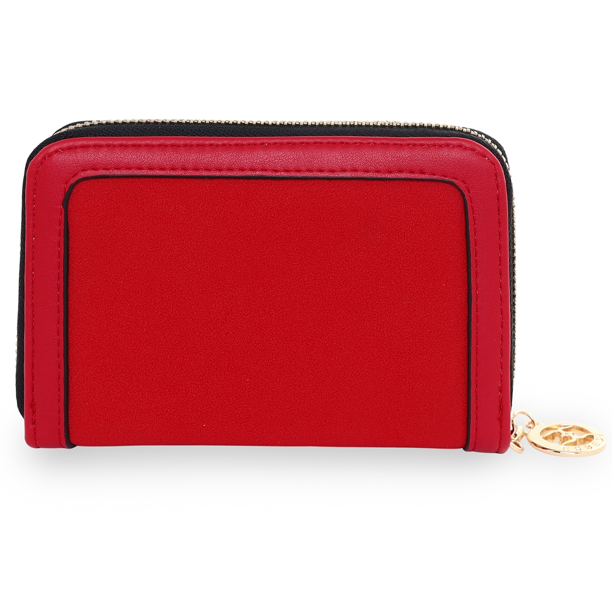 ESBEDA | ESBEDA Red Color Soft Suede Wallet For Women's- Small 2