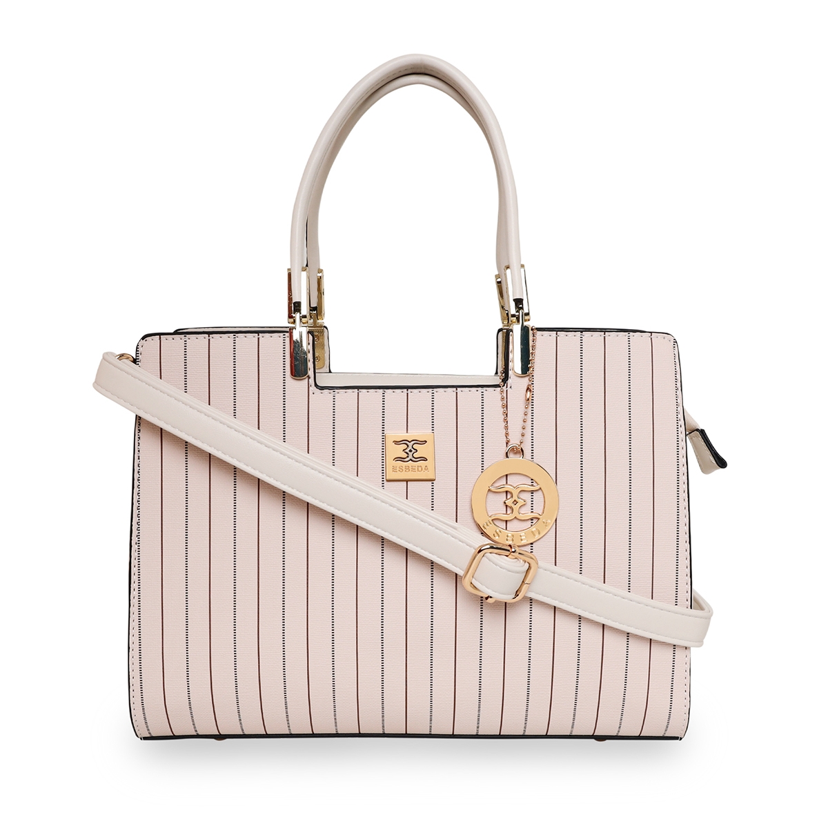 ESBEDA | ESBEDA Off White Color Solid Pattern Top Handle handbag For Women 0