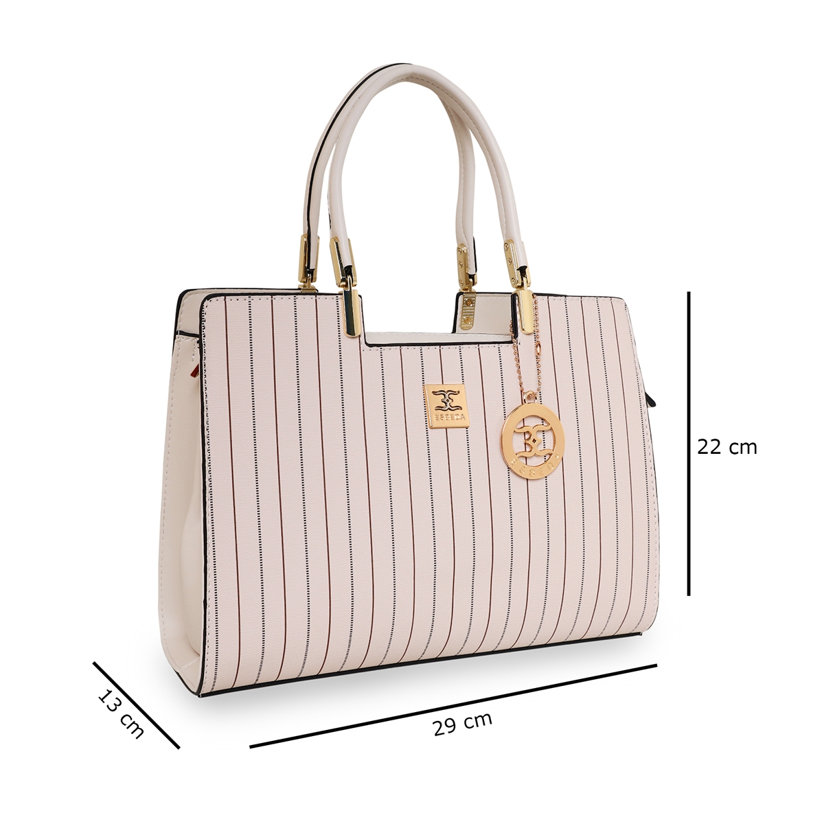 ESBEDA | ESBEDA Off White Color Solid Pattern Top Handle handbag For Women 1