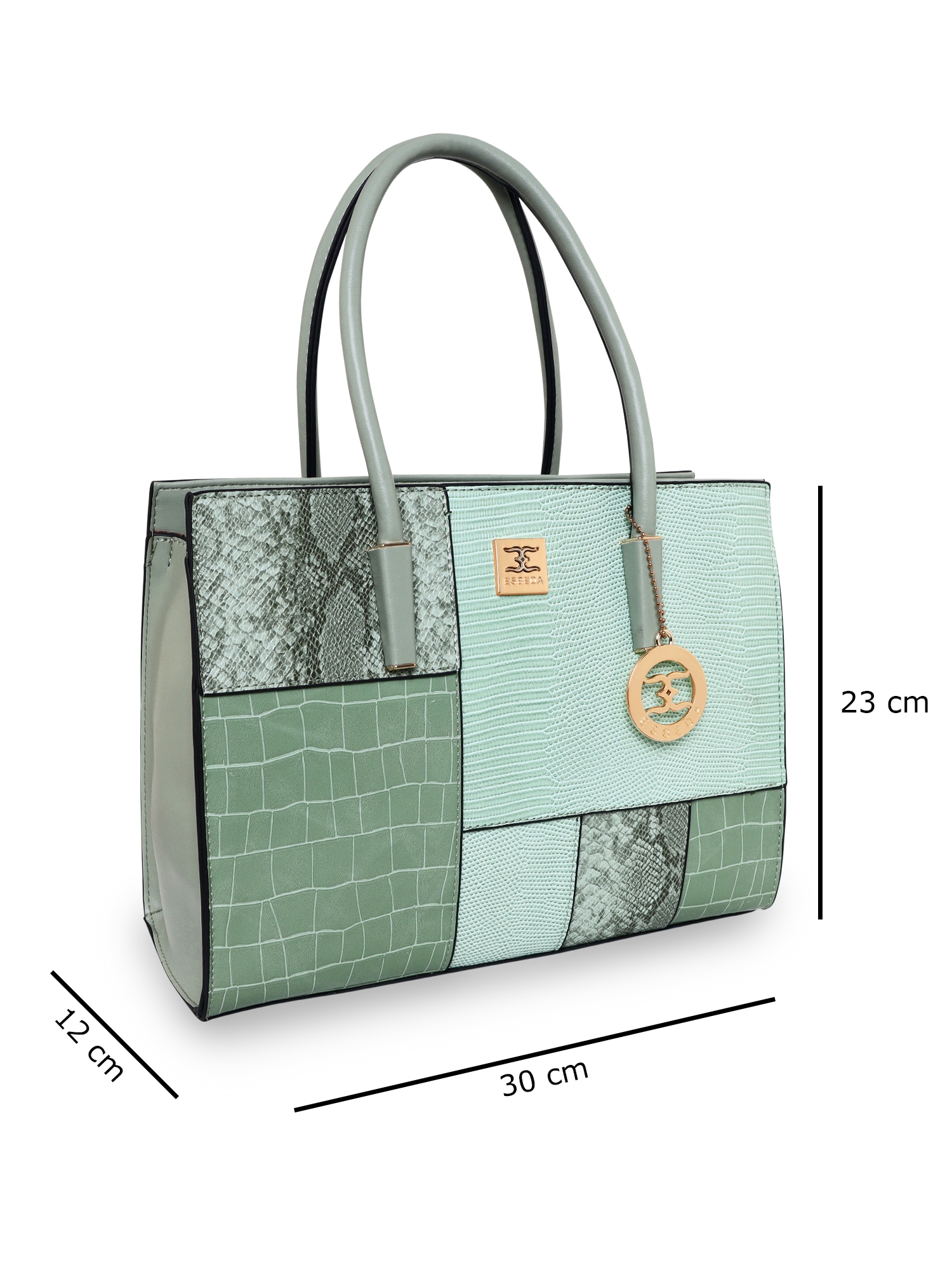 ESBEDA | ESBEDA Pista Color Solid Pattern Top Handle handbag For Women 1