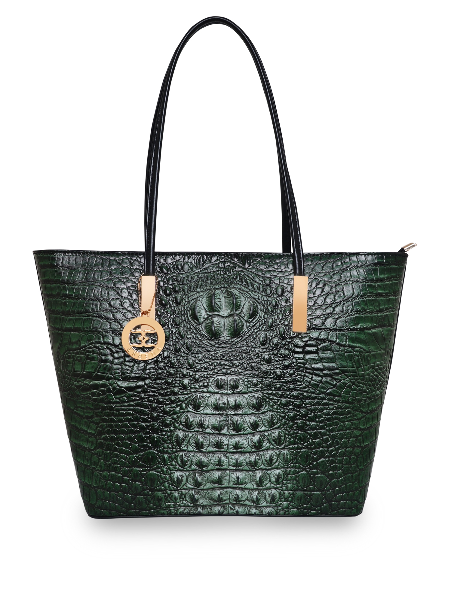 ESBEDA | ESBEDA Grey Color Crocodile Pattern Printed Handbag For Women 0