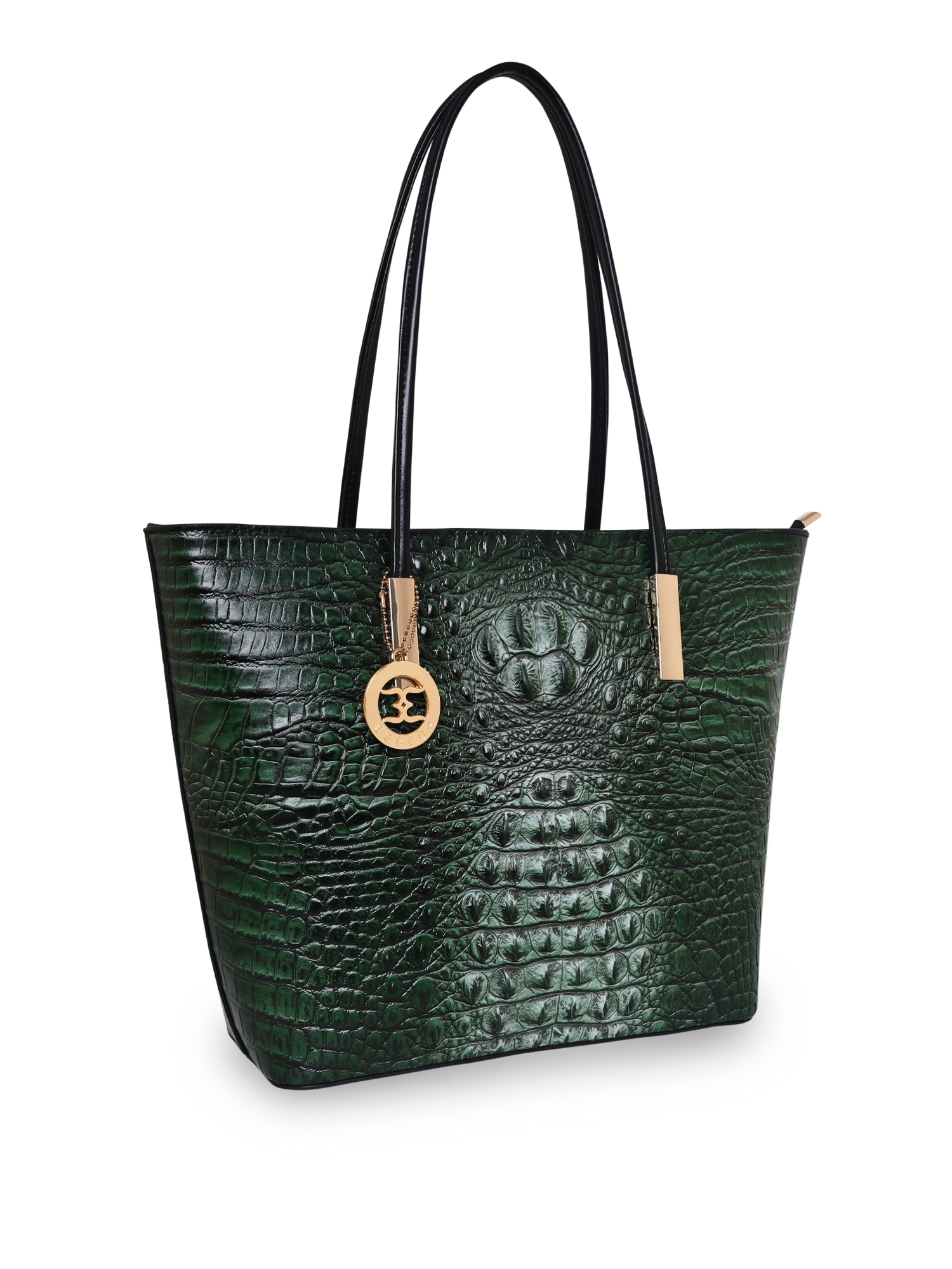 ESBEDA | ESBEDA Grey Color Crocodile Pattern Printed Handbag For Women 7
