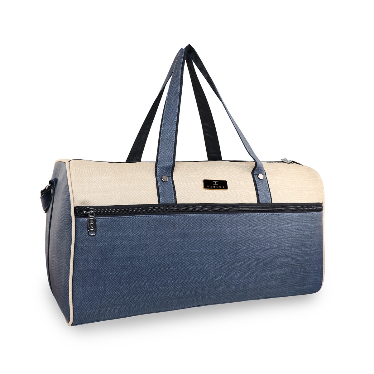 ESBEDA Blue Beige Color Traveller Duffle bag For Men and Women s