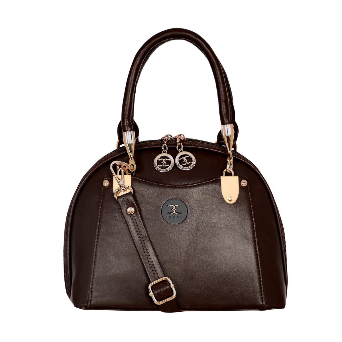 ESBEDA Tan Color Satchel Box Bag For Women