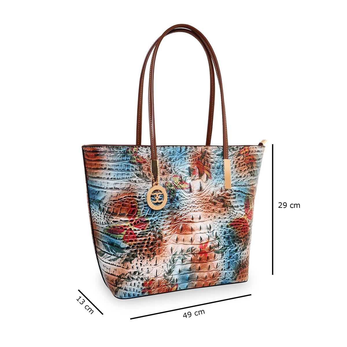 ESBEDA | Women's Multi PU Printed Handbags 1