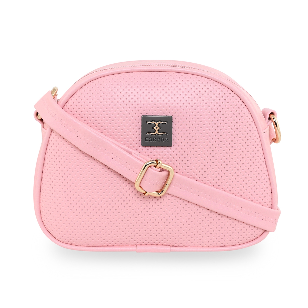 ESBEDA | Women's Pink PU Solid Sling Bags 0