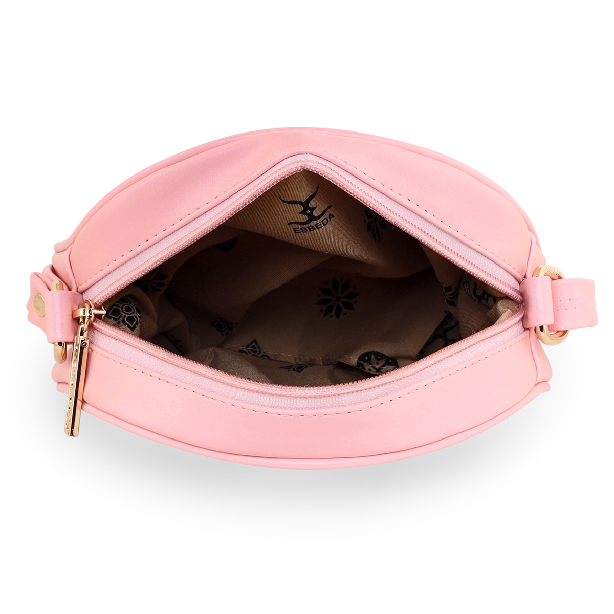 ESBEDA | Women's Pink PU Solid Sling Bags 4