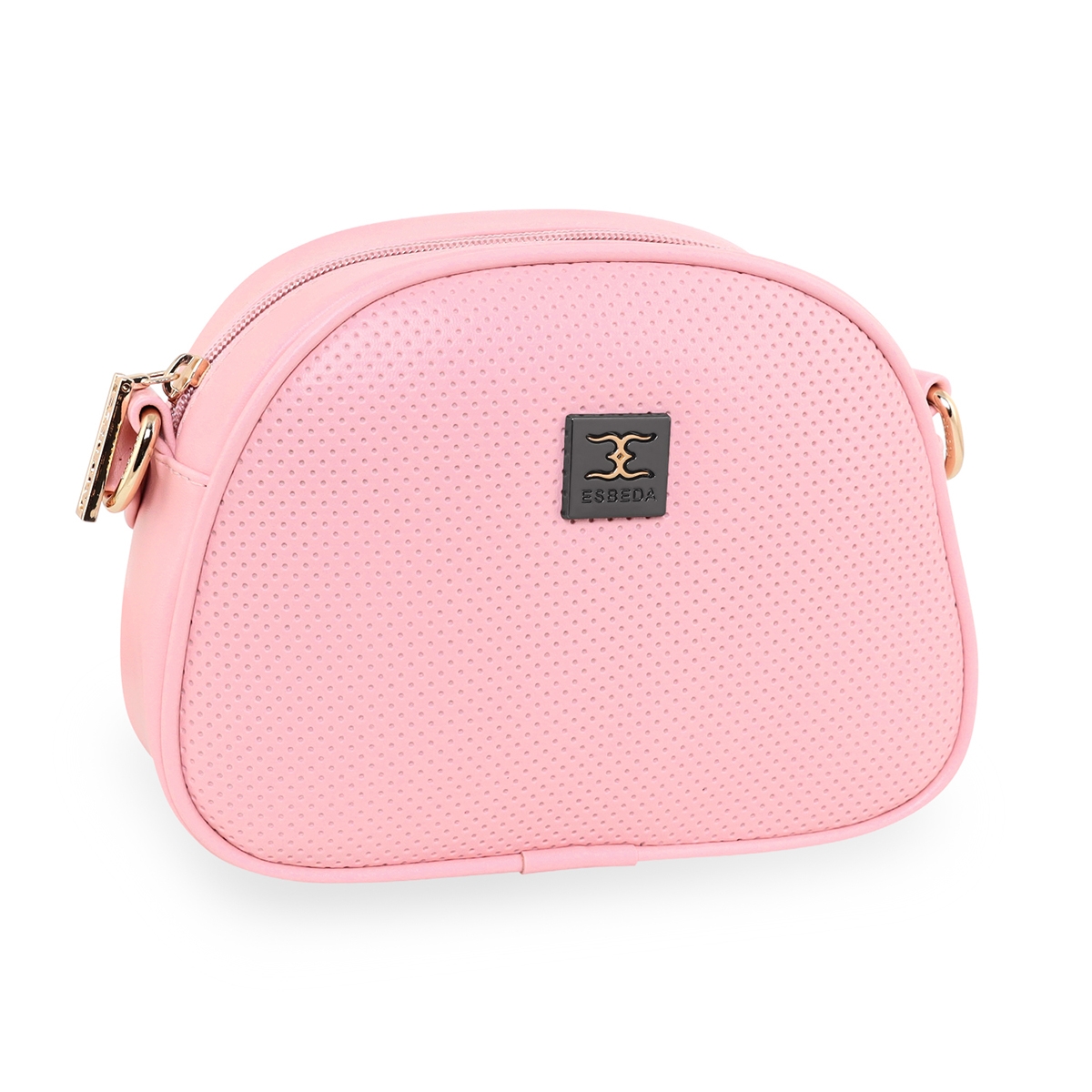 ESBEDA | Women's Pink PU Solid Sling Bags 7