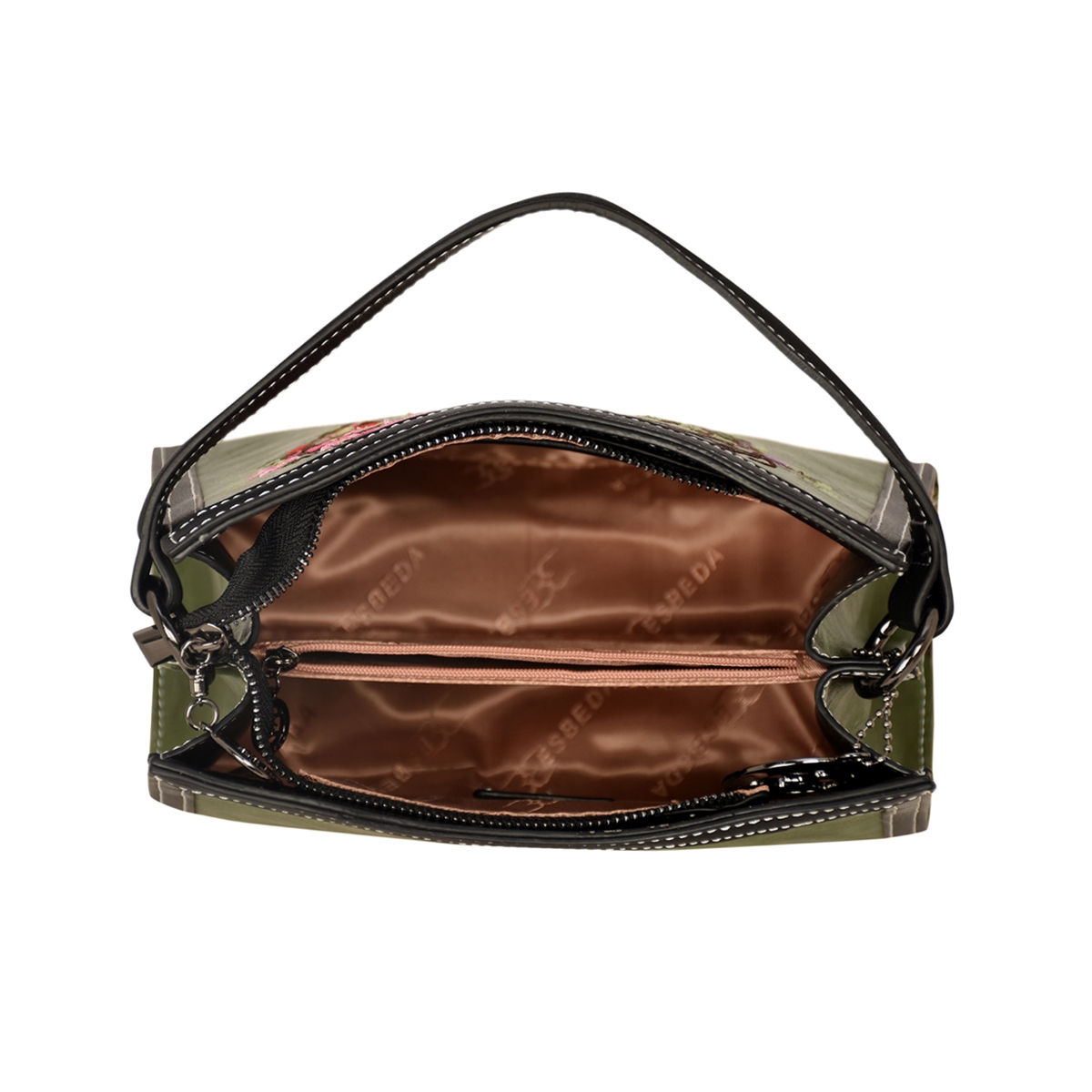 ESBEDA | ESBEDA Olive Green Color Embroidery Dear Handbag For Womens 4