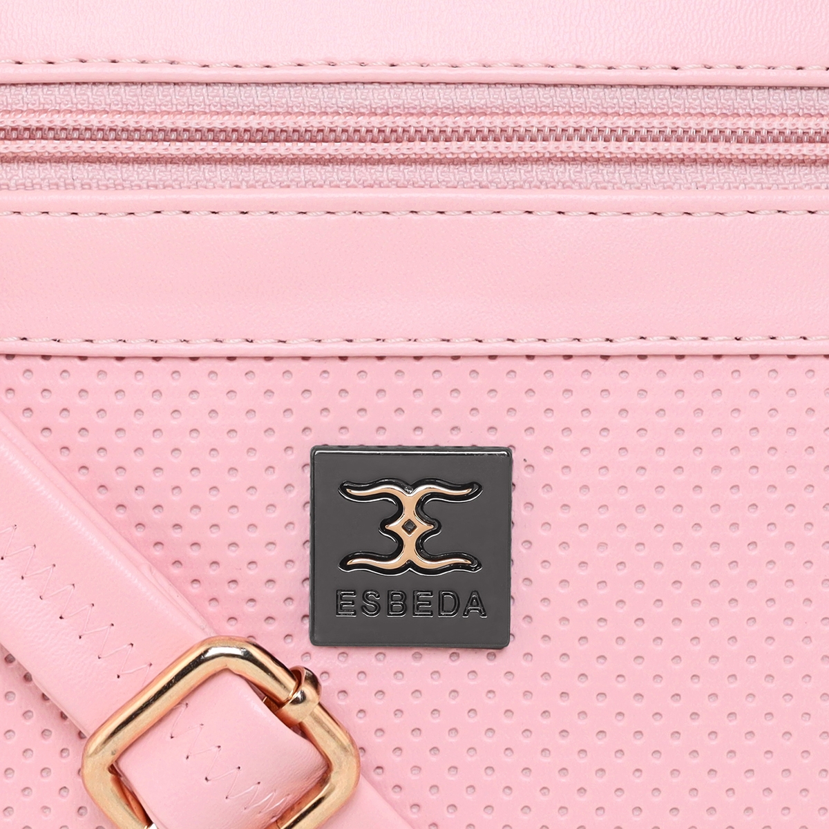 ESBEDA | Women's Pink PU Solid Sling Bags 6