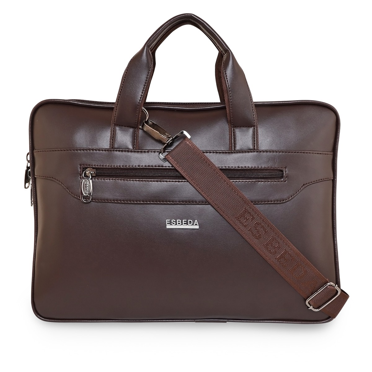 ESBEDA Brown Colour Laptop Shoulder Bag for Mens and Womens