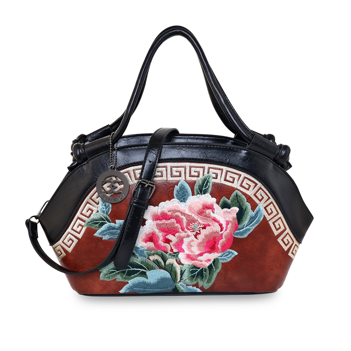 ESBEDA | Women's Red PU Embroidered Handbags 0