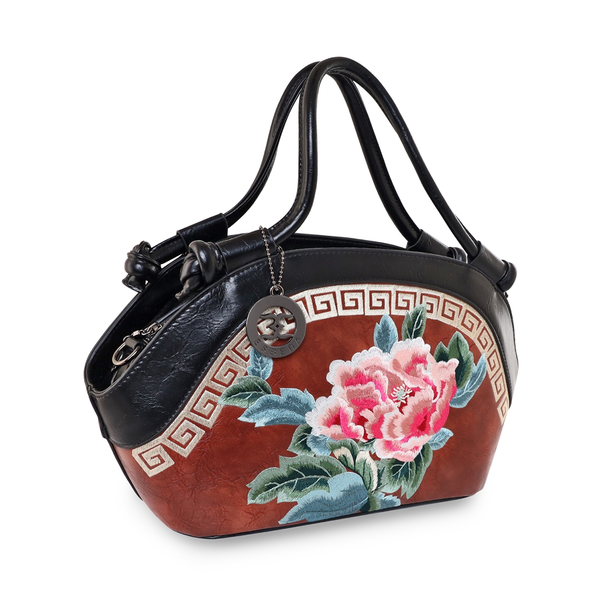 ESBEDA | Women's Red PU Embroidered Handbags 7