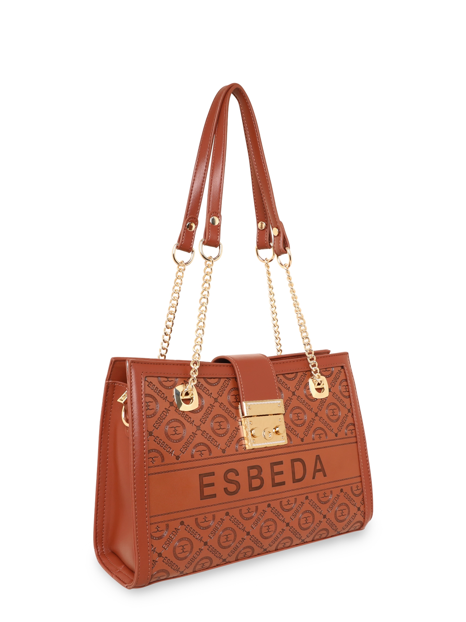 ESBEDA | Women's Brown PU Printed Handbags 7