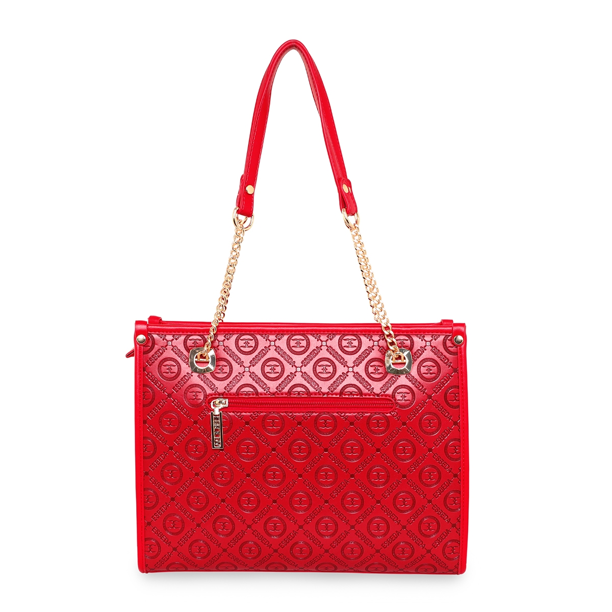 ESBEDA | Women's Red PU Printed Handbags 2