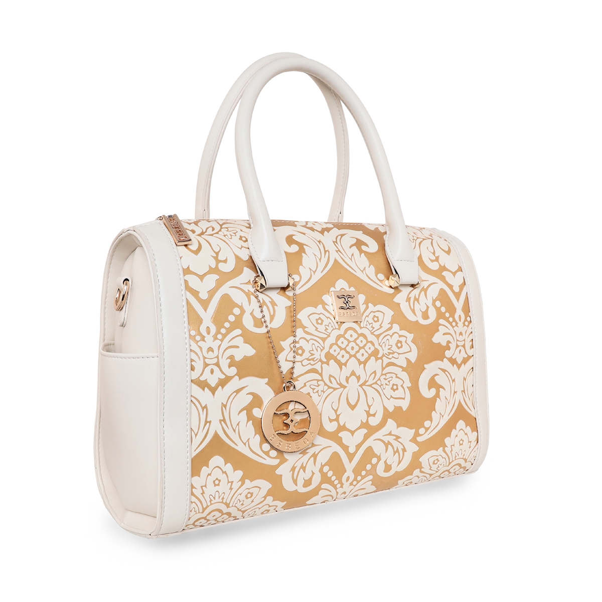 ESBEDA | Women's Gold PU Printed Handbags 7