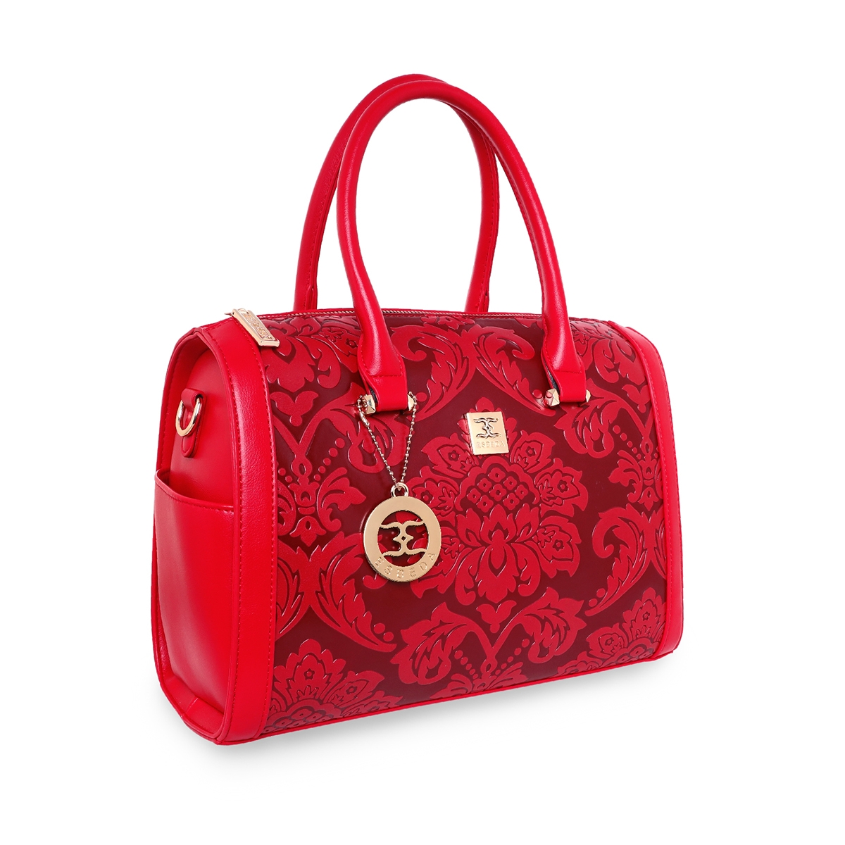 ESBEDA | Women's Red PU Printed Handbags 7