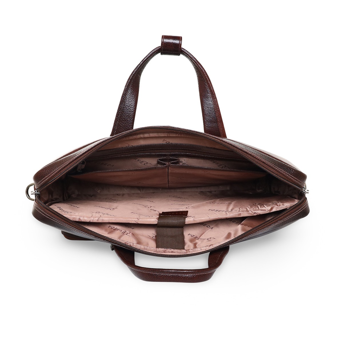 ESBEDA Brown Color Leather Laptop Bag For Mens and Womens