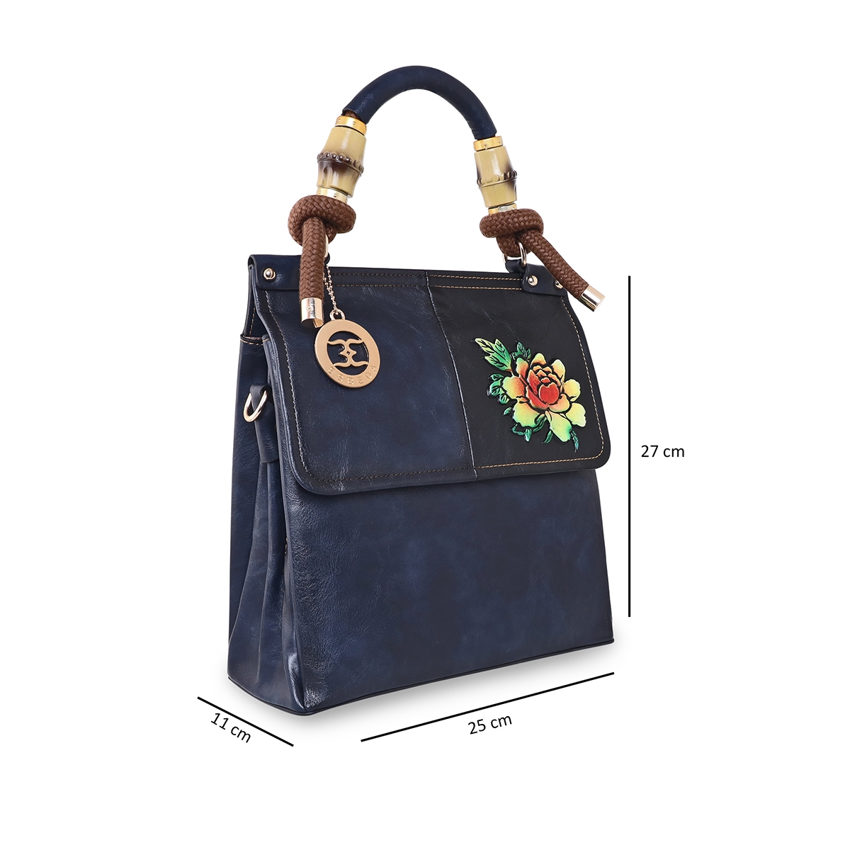 ESBEDA | Women's Blue PU Printed Handbags 1