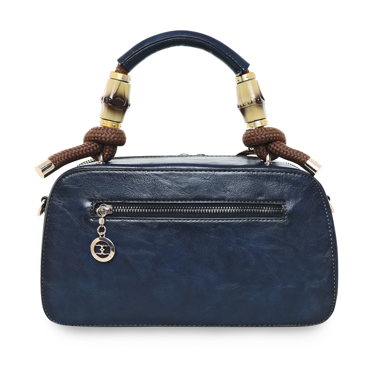 ESBEDA | Women's Blue PU Solid Handbags 2