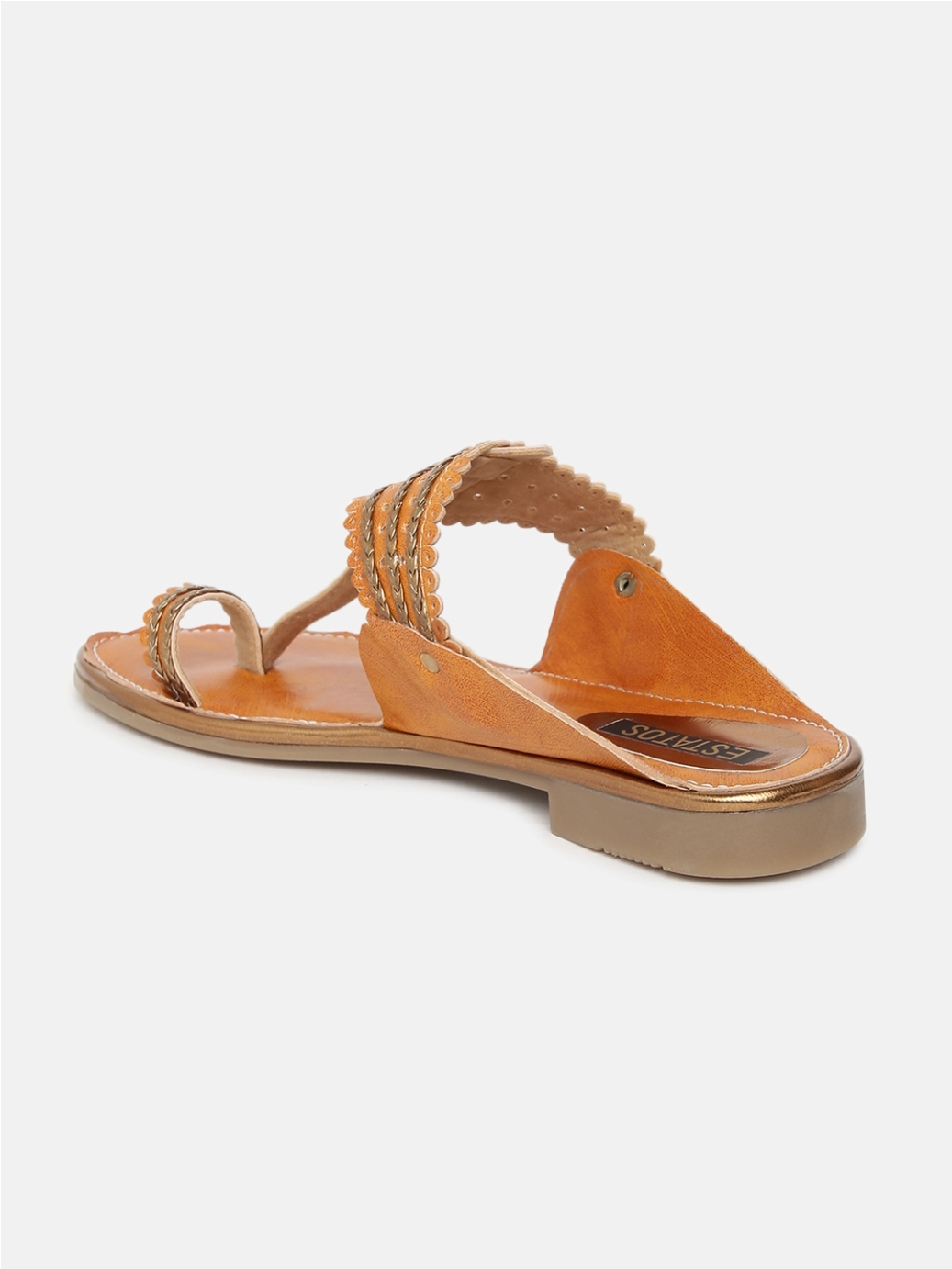 ESTATOS | Estatos Women Brown Flat Sandals 2