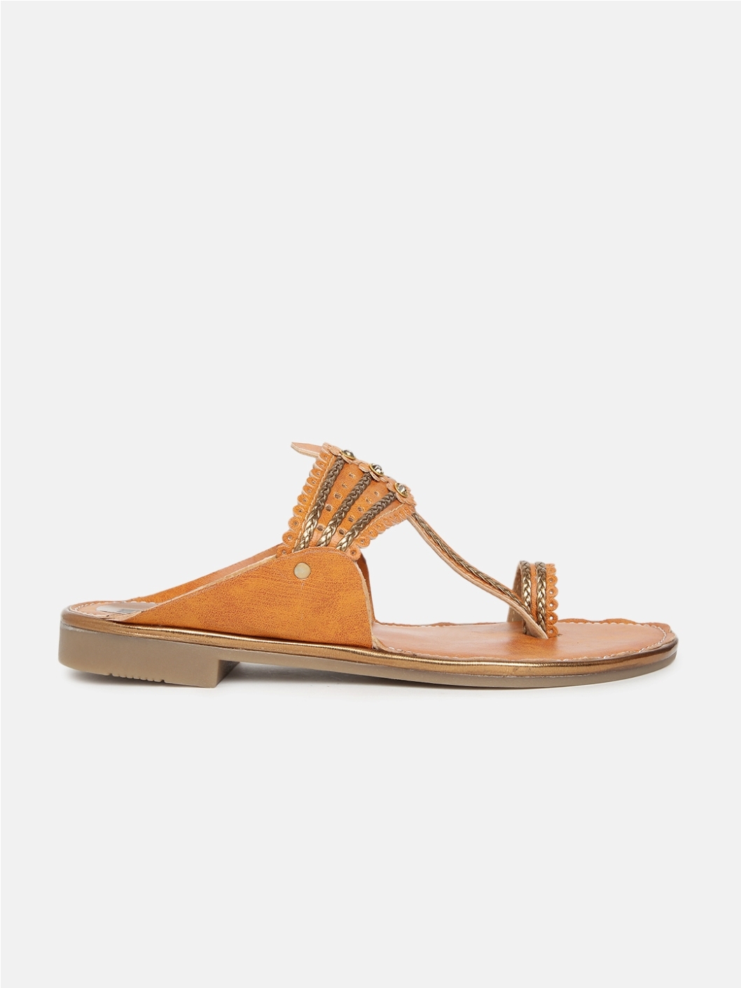 ESTATOS | Estatos Women Brown Flat Sandals 3