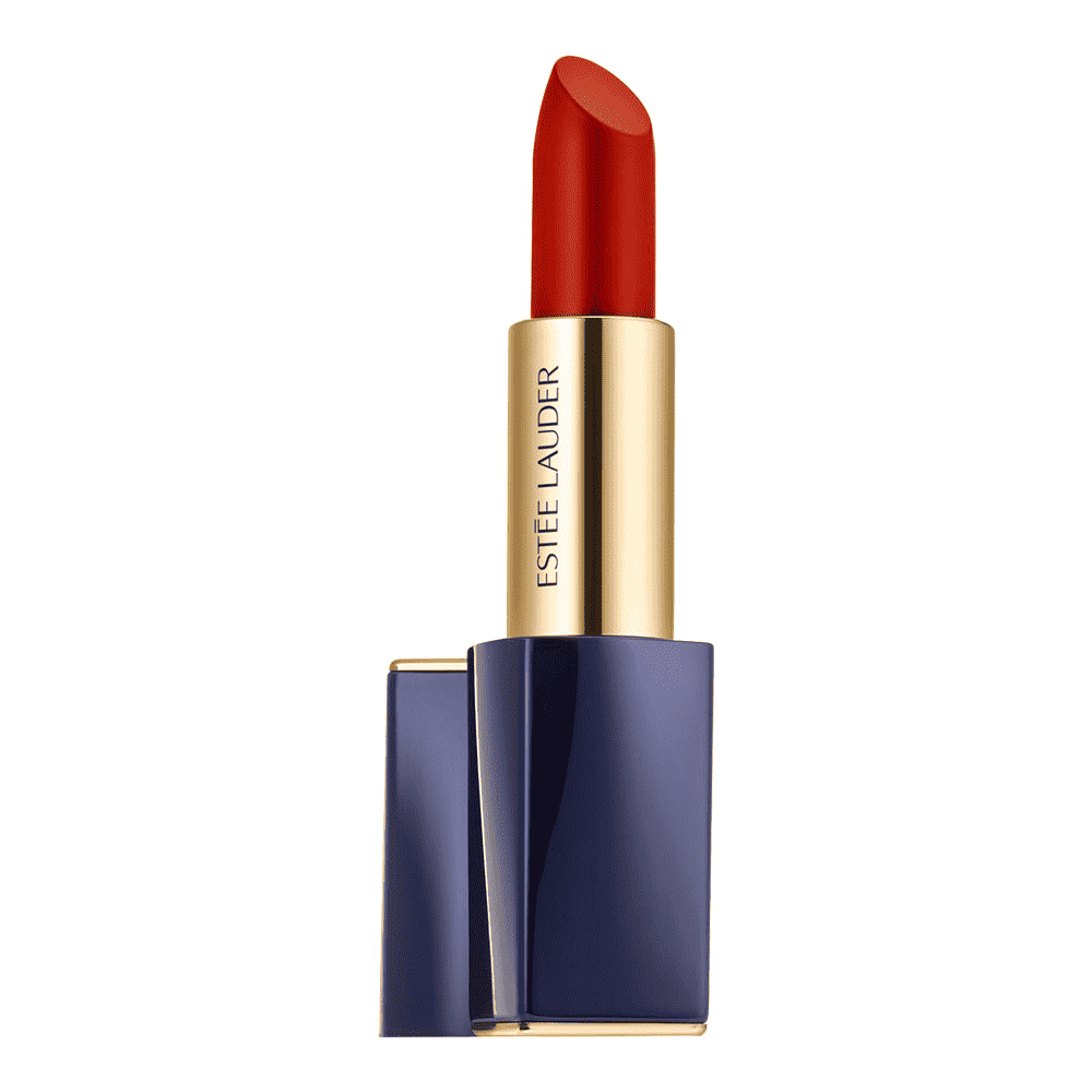Pure Color Envy Matte Sculpting Lipstick • Decisive Poppy