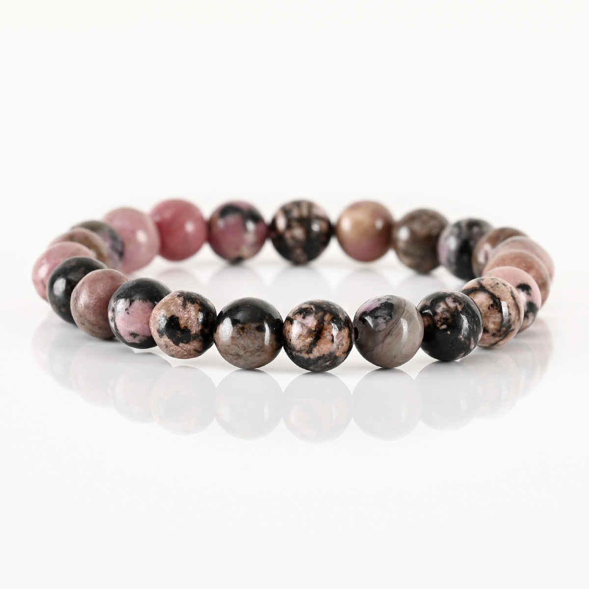 Shiv Ratan Kendra Pink Sodalite Stretchable Bracelet II Genuine Stone, Lab Tested II