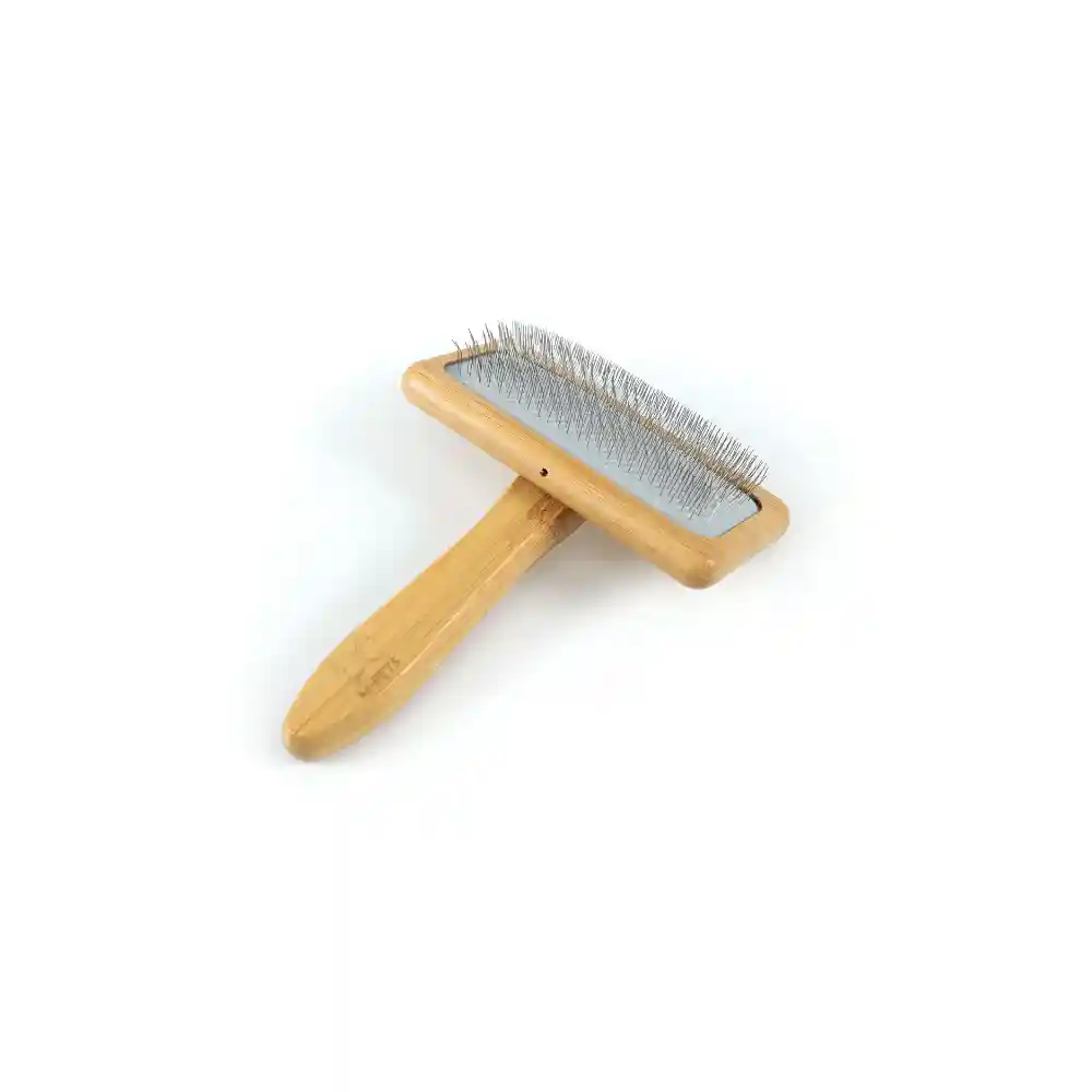 M-PETS Bamboo Slicker Brush for Dogs and Cats, (Large)