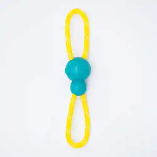 Zippy Paws ZippyTuff Monkey RopeTugz Plush Toy for Dogs, Teal