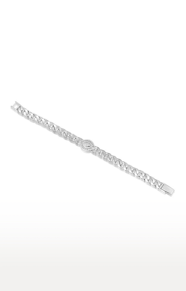 Men's Sterling Silver Ivy Engraved Cuban Chain Bracelet - Jewelry1000.com |  Silver chain for men, Mens sterling silver jewelry, Mens silver jewelry