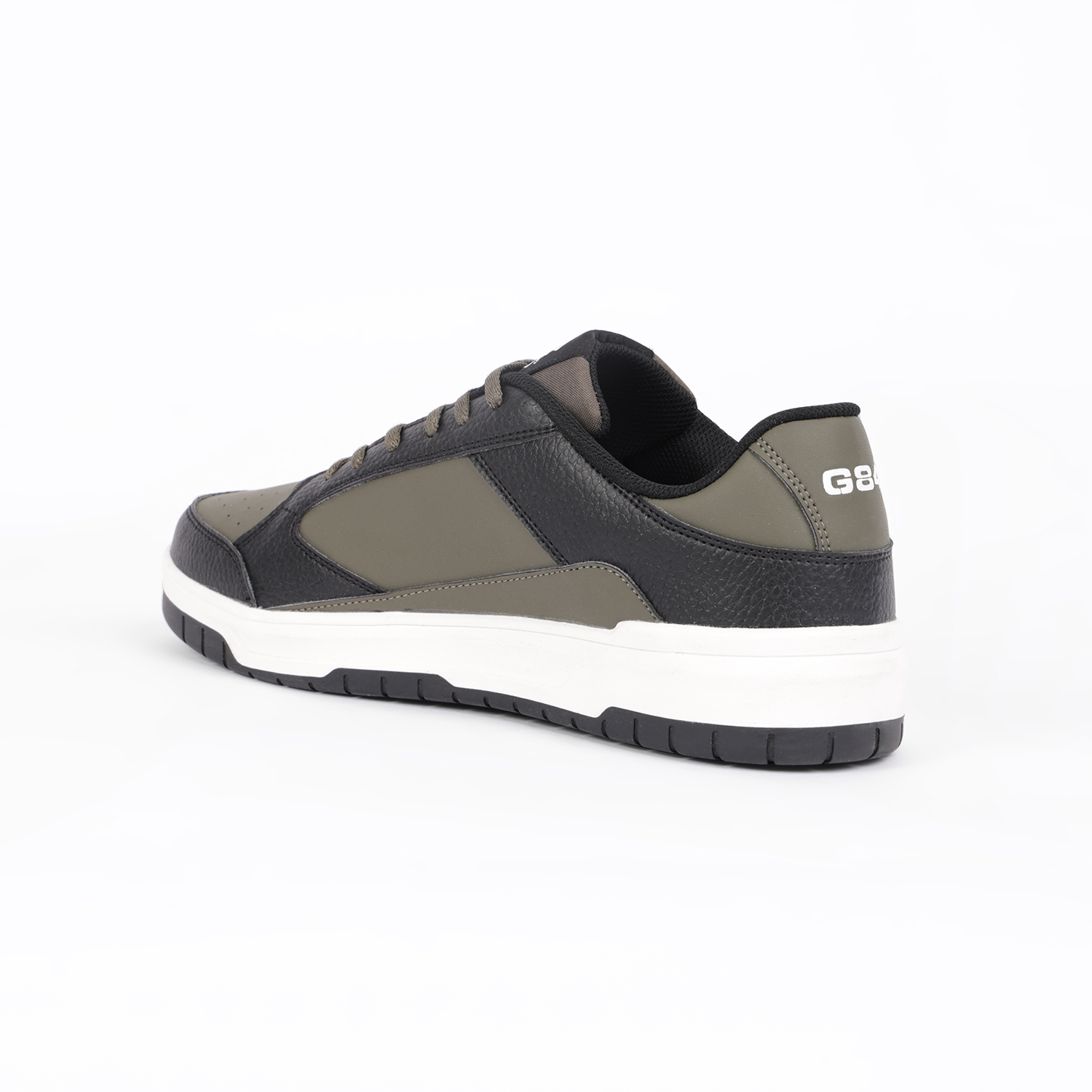 Men Pulse X Olive Black Sneakers
