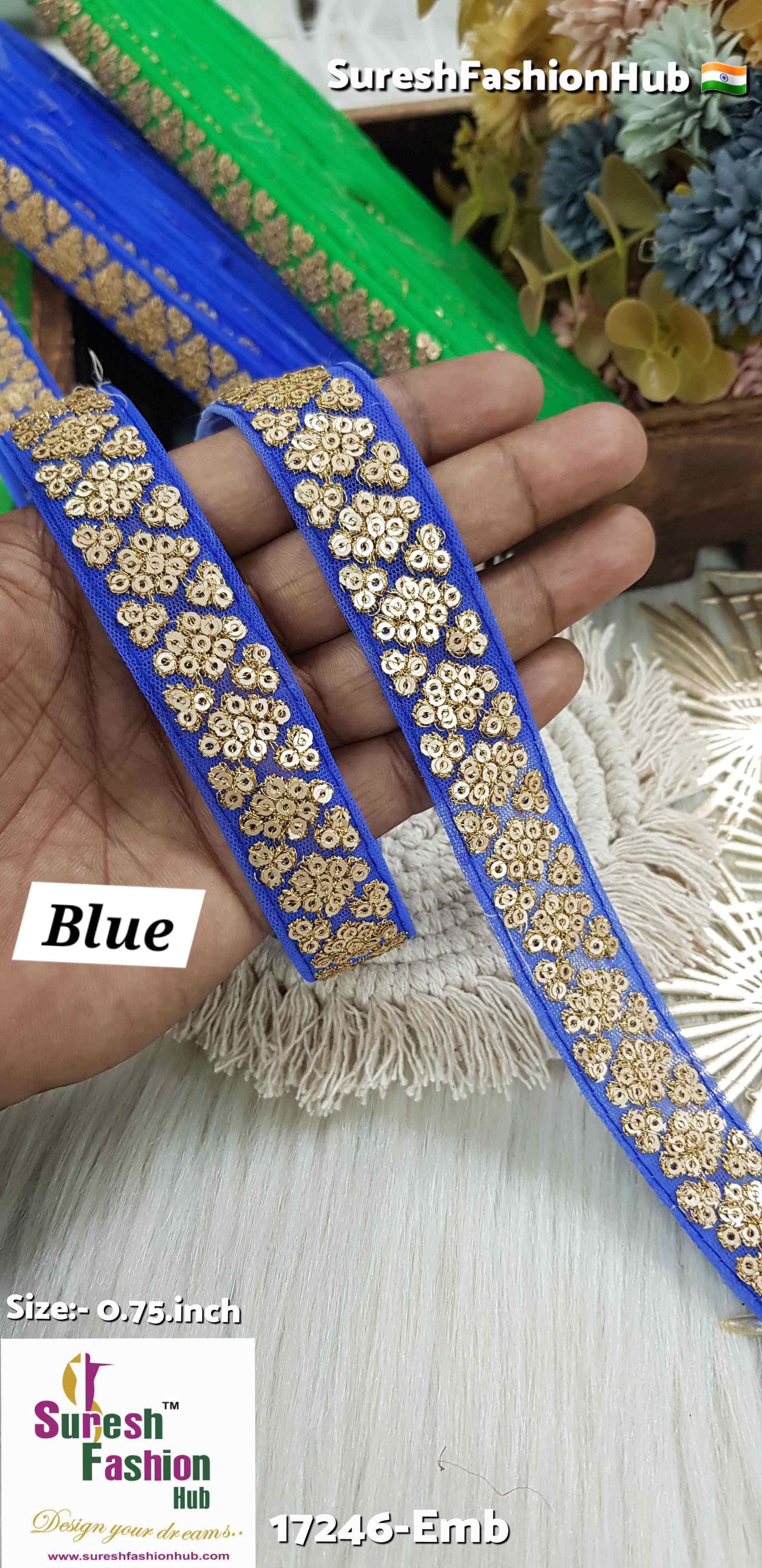 Beautifully crafted embroidery lace